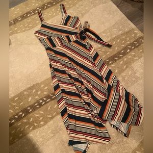 Good Luck Gem asymmetrical wrap dress